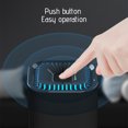thumbnail image 4 of Home Air Purifier True HEPA Filter Small Room 2.36x2.36x5.2in 99.97% Efficiency Smoke Dust Pet Dander Allergies Silent Sleep Mode Office Bedroom Portable High Coverage Black White, 4 of 5