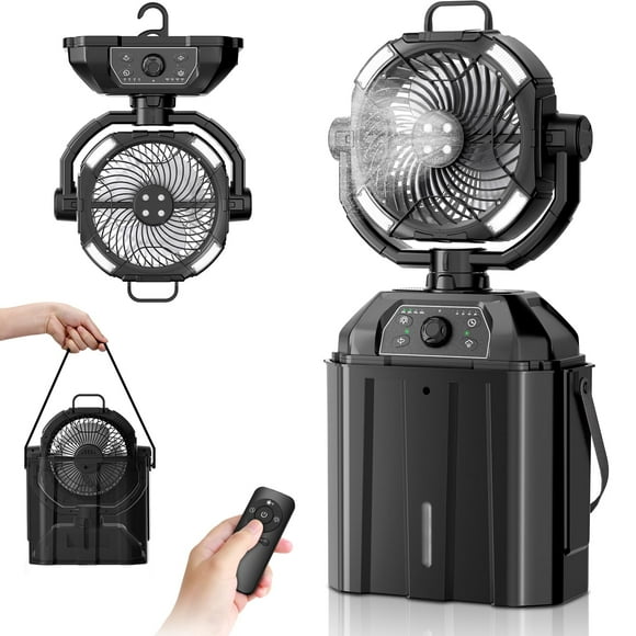 Ventilador Nebulizador WYRJXYB 6L con Batería de 20,000 mAh y Linterna LED