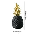 thumbnail image 3 of TERGAYEE Desk Decor Golden Pineapple Ornament Modern Living Room Wine Cabinet Showcase Desktop Decoration Home Decor, 3 of 6