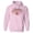 Pink, variant on Cuddles and Touchdowns Hoodie Sweatshirt Unisex Large White