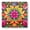 Color1047, variant on Bathroom Scale, Highly Accurate Digital Body Scale,Precisely Measures Weight up to 400 lbs-Mandala Made Of Vibrant Orange And Blue Leaves