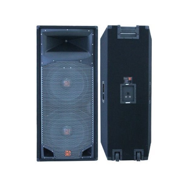 Mr. Dj COMSD15 Double 15Inch 5000 Peak Momentary Power Speaker