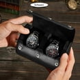 thumbnail image 4 of Caja para relojes con 2 compartimentos, caja para relojes enrollable, caja para relojes, 4 of 5