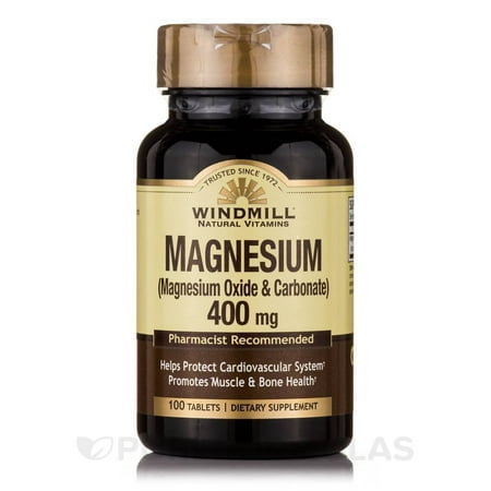 Windmill Magnesium 400 Mg Tablets, 100.0 Count