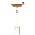 thumbnail image 1 of Bañera para pájaros FJJYGYP de metal, 70 cm, para exterior, con base de 5 puntas, 1 of 9