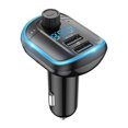 thumbnail image 2 of Binmer Car MP3 Bluetooth 5.0, One Click, Heavy, Lossless Sound Quality, Blue Ambient Light, Car Bluetooth Hands-, Multifunctional Bluetooth Reception, 2 of 7