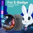 thumbnail image 2 of Electronic Bar Smart Network Badge 1.85-inch HD Screen Anime Electronic Badge Dynamic Display GIF/Video Badge, 2 of 7