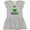 AC-Heather Grey, variant on Inktastic Irish Grandma Little Leprechaun Girls Baby Dress