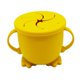 thumbnail image 1 of Recipiente de silicón suave Sunnimix para guardar aperitivos para bebés Amarillo Comedero para bocadillos, 1 of 8