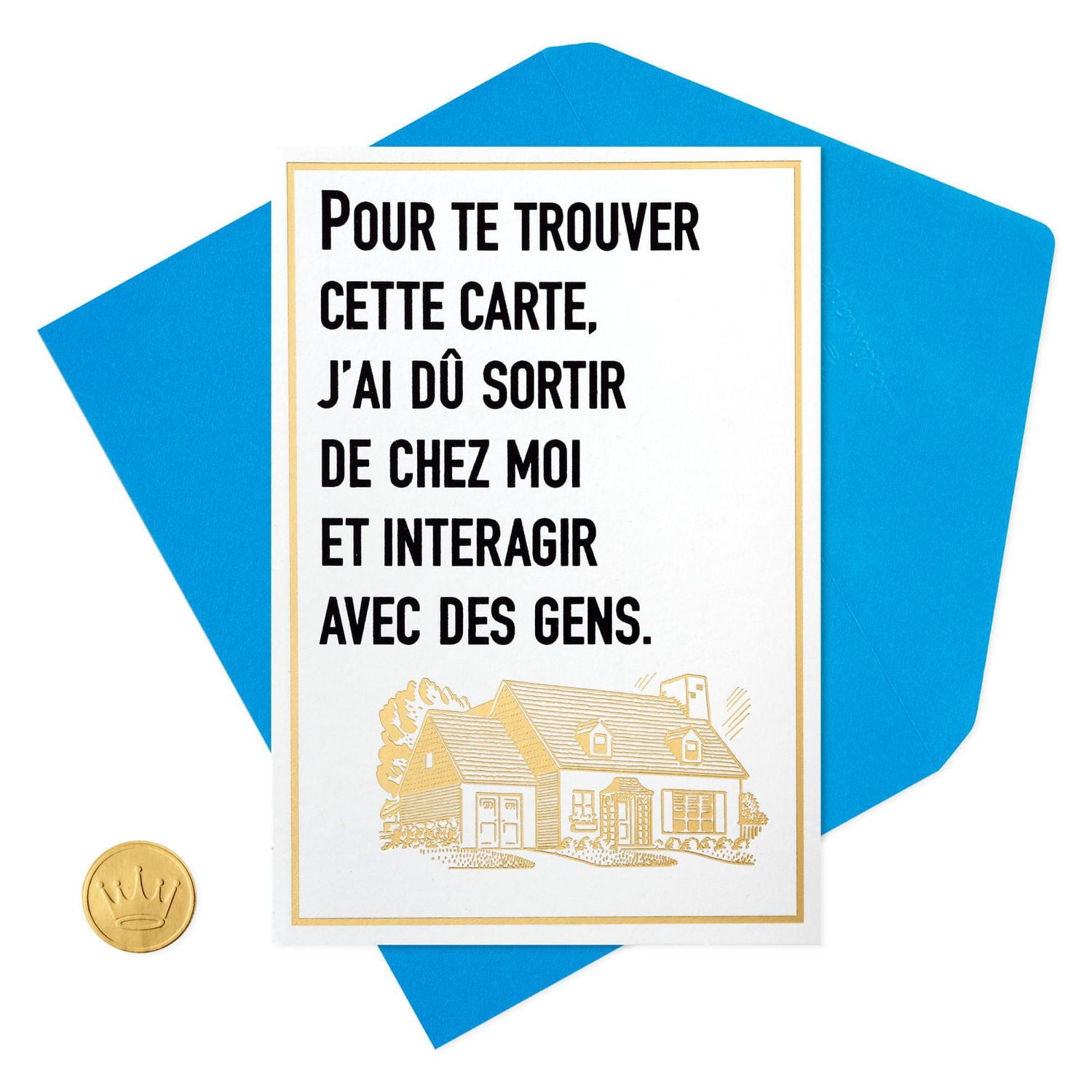 Hallmark Funny Birthday Card (Leave the House)