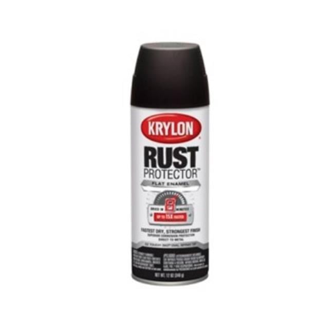 Krylon Rust Protector Flat Enamel Spray Paint, Brown, 12 Oz. Walmart