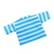 thumbnail image 2 of Camiseta a Rayas para Muñeca Americana Sunnimix Ropa Informal Azul Claro, 2 of 2