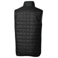 thumbnail image 3 of Men's Cutter & Buck Black Ohio State Buckeyes Big & Tall Rainier PrimaLoft Eco Full-Zip Puffer Vest, 3 of 3