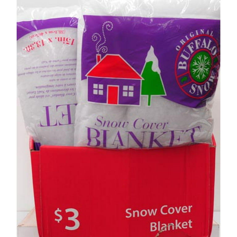 Buffalo Snow Artificial Snow Cover Blanket