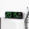 thumbnail image 5 of IMossad 8.4''Large Digital Wall Clock, Led Alarm Clock with Big Digits, Date, Temperature, DST, Modern Decor Design for Desk,5-Level Brightness for Room, Bedroom, Gift, 5 of 6