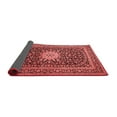 thumbnail image 2 of Ahgly Company Indoor Square Medallion Red Traditional Area Rugs, 5' Square, 2 of 4
