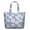 White-109, variant on Tropical Flower and Leaves Weekender Bag, Large Capacity Carry-On Tote with Secure Zipper Closure for Women