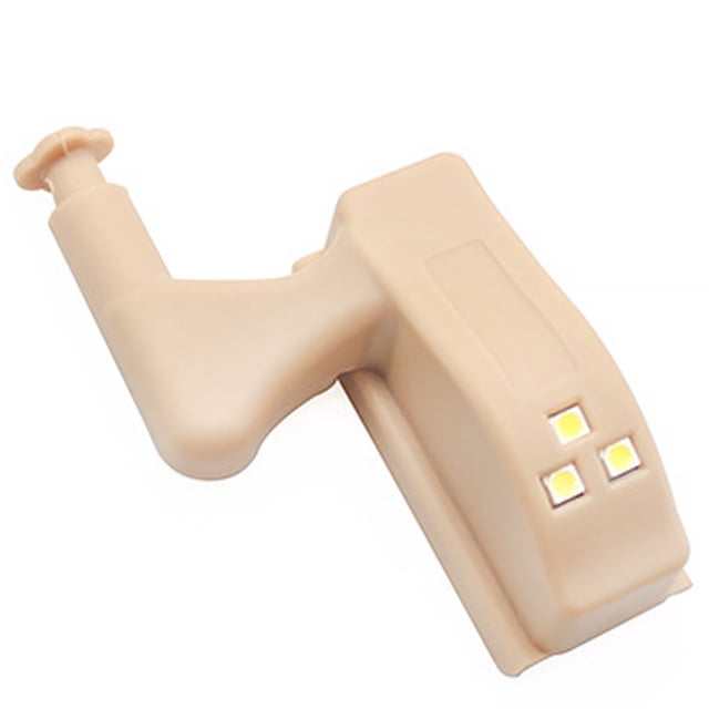 Toystoory Luz LED con Sensor inteligente para debajo del gabinete, bisagra de cocina, Mini lámpara de noche con pilas, luces de baño para el hogar, Iluminación y accesorios Amarillo Toystoory HA002041-02
