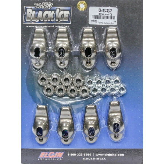 Elgin SBC B/I Rocker Arm Kit 1.60 Ratio 3/8 Stud