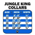 thumbnail image 2 of Dog, Puppy and Pet Collar, "Animal Print Jungle King", 2 of 7