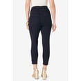 thumbnail image 2 of Roaman's Women's Plus Size Knit Jean Capri, 2 of 2