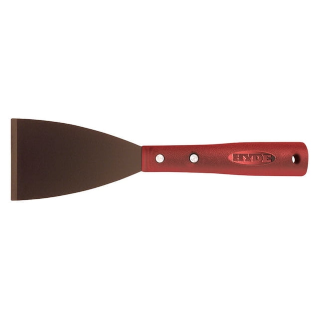 Scraper Hyde, acero con alto contenido de carbono, borde cincelado, 3 cm, paquete de 5