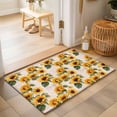 thumbnail image 2 of 2x3 Ft Entryway Area Rug, Vintage Sunflowers Kitchen Rug Runner Washable Floor Mat, Farmhouse Flowers Botanical Non Slip Indoor Door Mat Throw Carpet for Bathroom Living Room Bedroom, 2 of 8