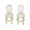 thumbnail image 1 of Pendiente de Silla Pequeña para Mujer, con un Banco Tridimensional, Elegante y Exagerado, Lleno de Diamantes de Imitación A, 1 of 5