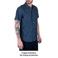 thumbnail image 3 of Camisa de Mezclilla Riders by Lee Manga Corta Para Caballero, Azul Talla CH, 3 of 4