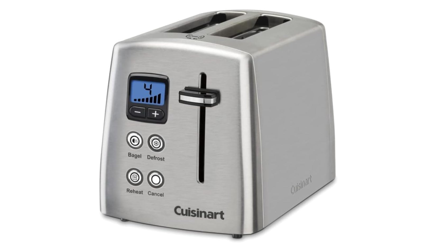 Restored Cuisinart CPT-415P1 2-Slice Countdown Metal Toaster Brushed Stainless (Refurbished)