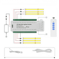 thumbnail image 1 of 28 Steps Stair Lighting Controller with PIR Motion Sensor 28 Channels Stair Strip Dimmer DC12V 24V for Home Staircase, 1 of 7