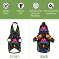 thumbnail image 5 of Bingfone Mexican Flower Traditional1 Dog Clothes Hoodie, Pet Winter Coat,Puppy Sweatshirts For Small Dogs Boy Girl,Suitable For All Breeds-Large, 5 of 8