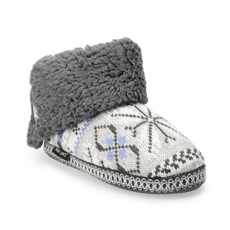 Women's MUK LUKS® Melinda Slippers Color: Light Blue Size: SMALL