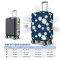 thumbnail image 6 of Lsque Daisies Flowers Printed Luggage Cover, Travel Luggage Protector,Scratch and Dirt Resistant, Fits 18-32 Inch Luggage - Medium, 6 of 9