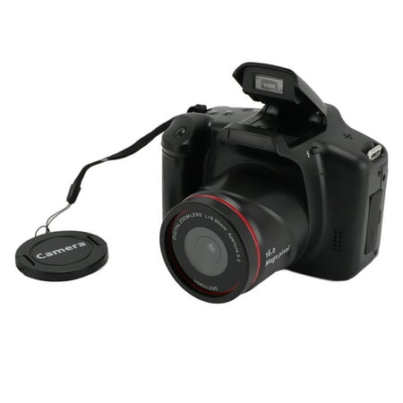 Xirurus 16MP Digital Camera 1080P FHD 16X Zoom 2.4 Inch Screen Compact Travel Camera Black