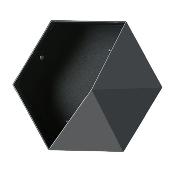 Pared Hexagonal Estante De Almacenamiento Hexagonal Geométrico Estante Flotante De Pared Geométrico Simple Kearding HA039844-02
