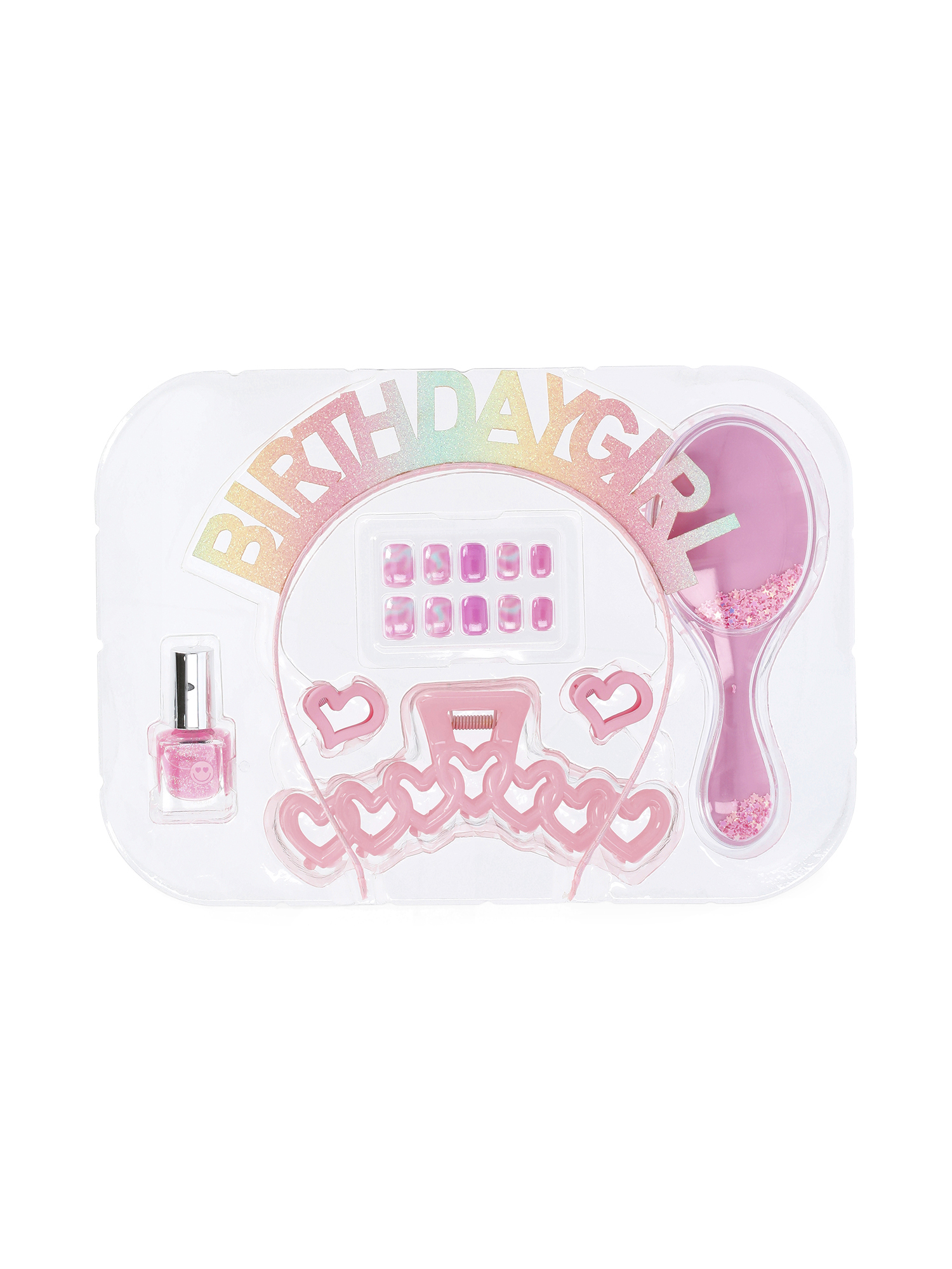 Justice Girls Birthday Accessories and Bag Set, 8-Piece