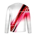 thumbnail image 7 of CHGBMOK Mens T Shirts Long Sleeve 3D Digital Printing Geometric Pattern, 7 of 7