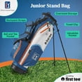 thumbnail image 3 of PGA TOUR x First Tee Junior Golf Club Set with Stand Bag, 7-Piece, Right-Handed, Kids Heights 5'3" to 5'10", Blue, 3 of 15