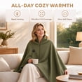 thumbnail image 5 of Heated Shawl Wraps for Women, USB Wearable Heated Blanket Shawl, Polyester Heated Cape for Home and Office, 1PC, 5 of 10
