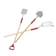 thumbnail image 3 of Kokiya 3Pcs 1/12 Scale Miniature Gardening Tools Dollhouse Gardening Tools Pretend Play Argent, 3 of 9