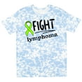 thumbnail image 3 of Inktastic Fight Lymphoma Lime Ribbon T-Shirt, 3 of 5