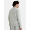 thumbnail image 3 of Athletic Works Men's Active Fleece Quarter Zip Sweatshirt, Size XS-5XL, 3 of 5