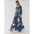 thumbnail image 4 of Printed Long Sleeve Viscose Maxi Dress, 4 of 7