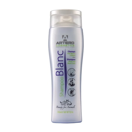 Blanc Shampoo for Dogs Pro Grooming Intensifies Shines White and Black Coats (9 ounce)