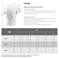 thumbnail image 3 of Men's Compression Shirts 3 Pack, Short Sleeve Athletic Compression Tops Cool Dry Workout T Shirt, White, 3 of 6