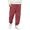 Brick Red, variant on Men Corduroy -Lined Joggers Casual Winter Sweatpants