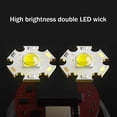 thumbnail image 2 of Luz de noche LED Luz de largo alcance portátil recargable para senderismo Montar en bicicleta JShteea El nuevo, 2 of 9