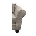 thumbnail image 6 of Southern Home Furnishings Vandy Heather Polyester Accent Chair in Greige, 6 of 7