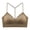 Brown, variant on Bras Womens Seamless T Back Everyday Bra With Adjustable Strap Breathable Fit Everyday Bras